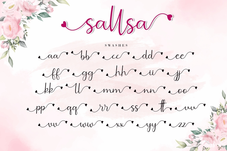 Sallsa字体 6