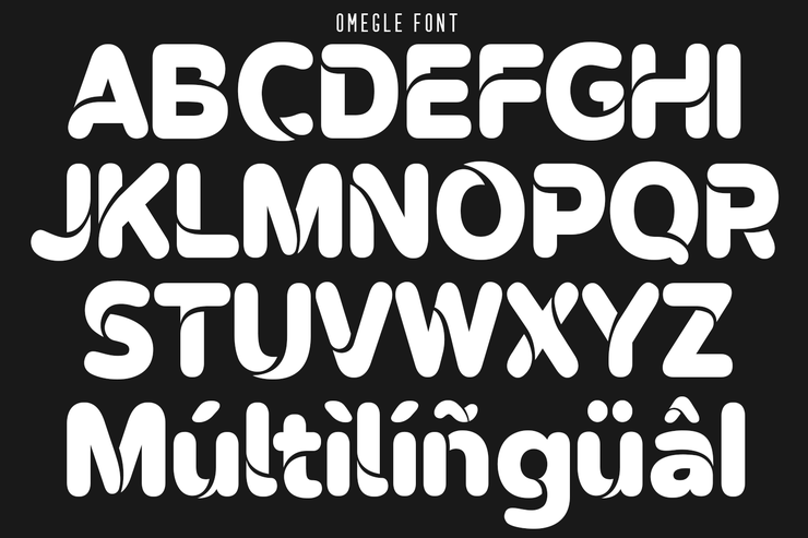 OMEGLE字体 2