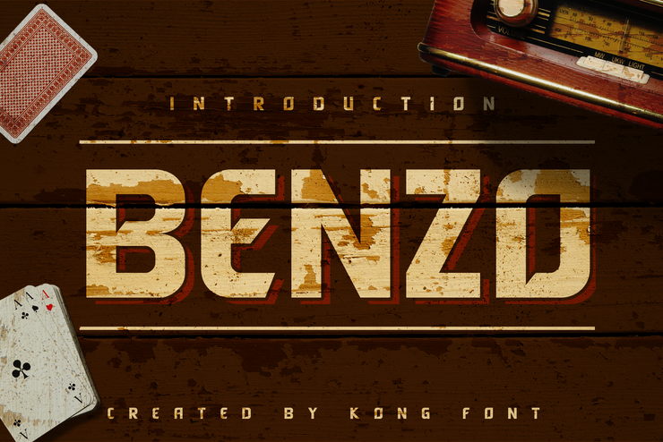 Benzo字体 1