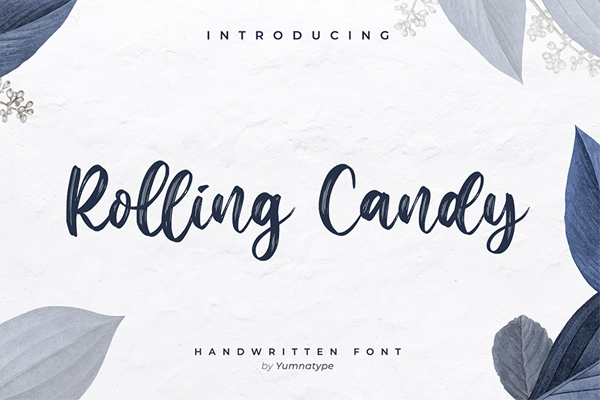 Rooling Candy字体 1