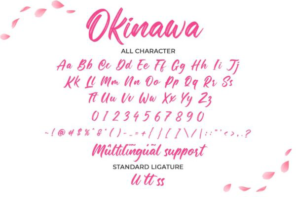Okinawa字体 3