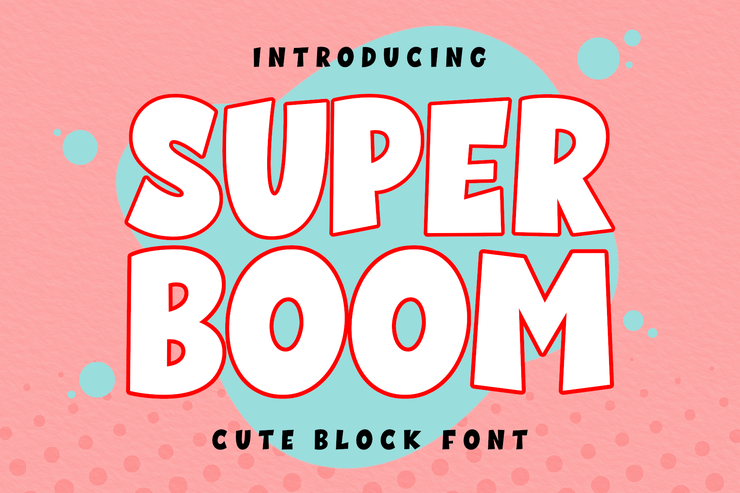 Super Boom字体 6