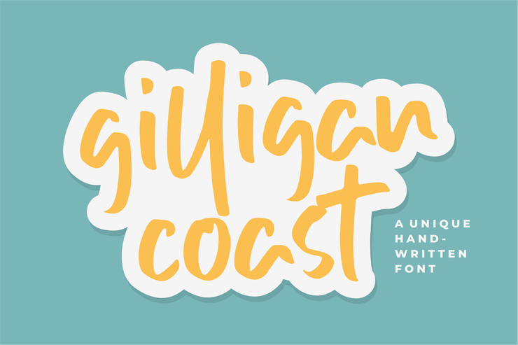 Gilligan Coast字体 3