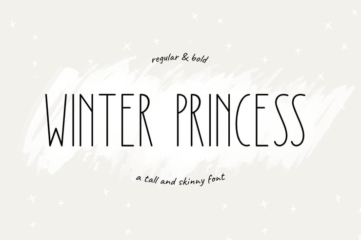 Winter Princess字体 2