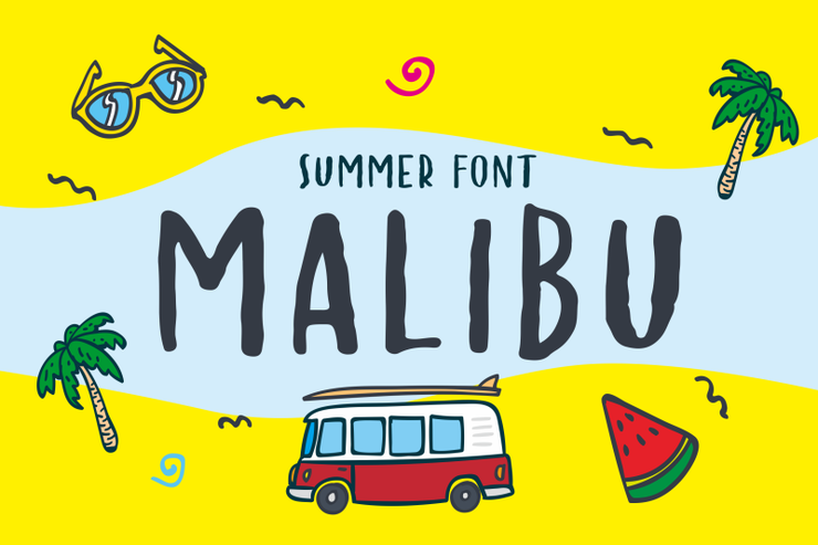 Malibu字体 1