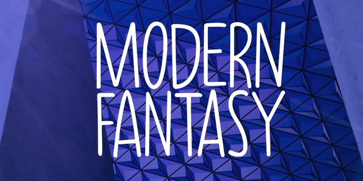 Modern Fantasy DEMO字体 1