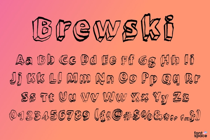 Brewski字体 1