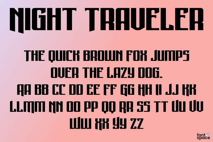 Night Traveler字体 1
