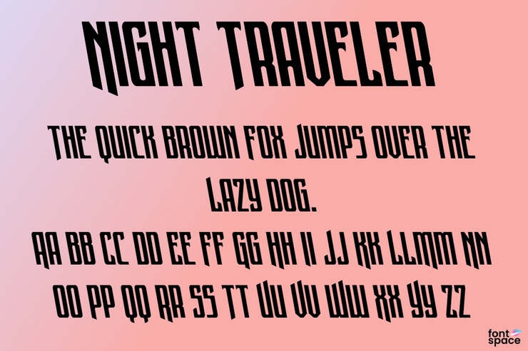 Night Traveler字体 9