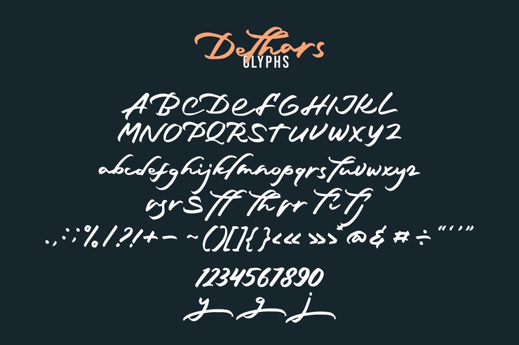 Dethars字体 2