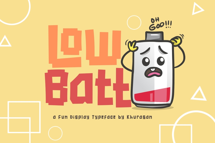 Low Batt字体 1