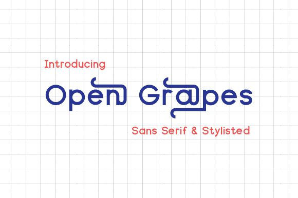 Open Grapes字体 1