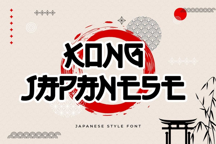 Kong Japanese字体 1