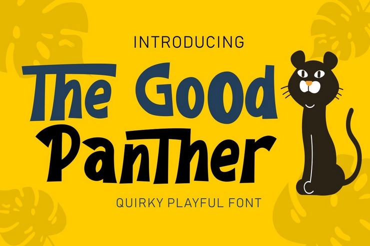 The Good Panther字体 1