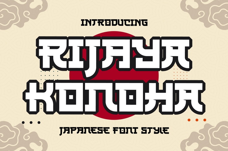 Rijaya Konoha字体 5