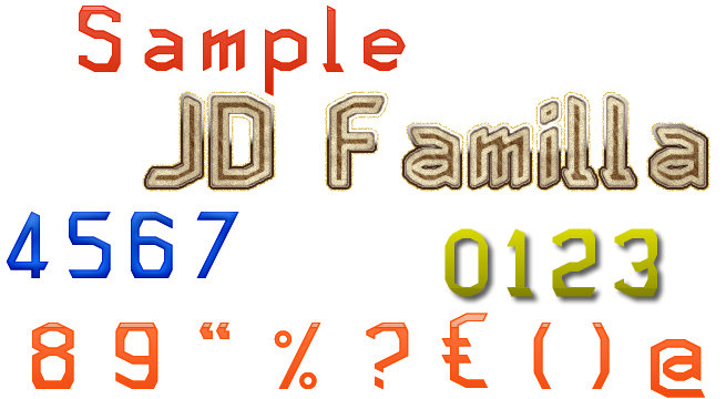 JD Familla字体 1