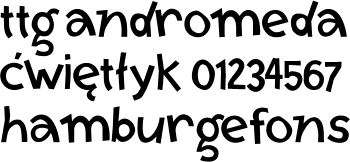Andromeda SL字体 1