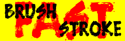 Brush StrokeFast字体 1