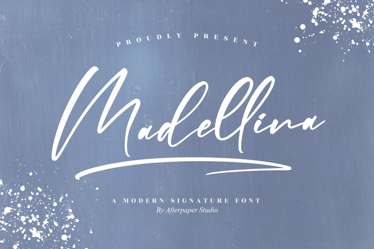 Madellina字体 3