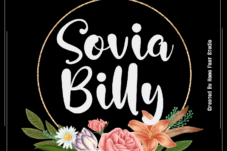 Sovia Billy字体 1