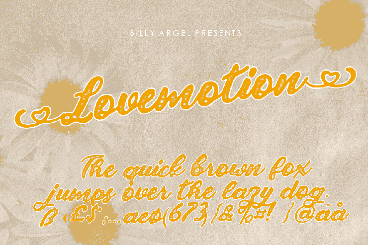 Lovemotion字体 3