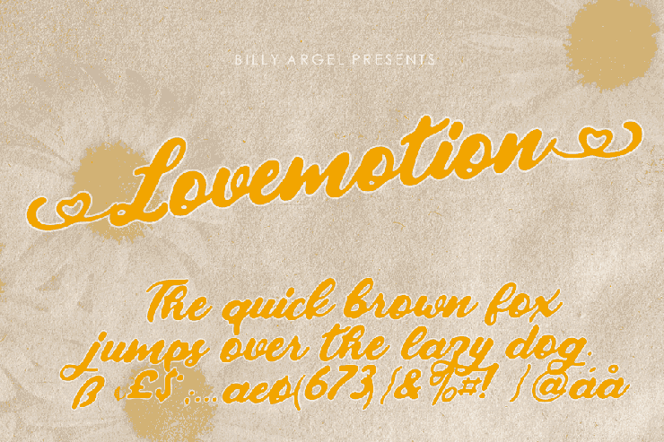 Lovemotion字体 4