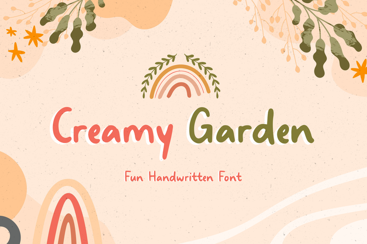 Creamy Garden字体 7