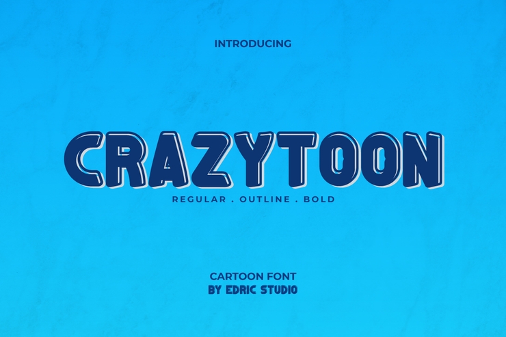 Crazytoon字体 4
