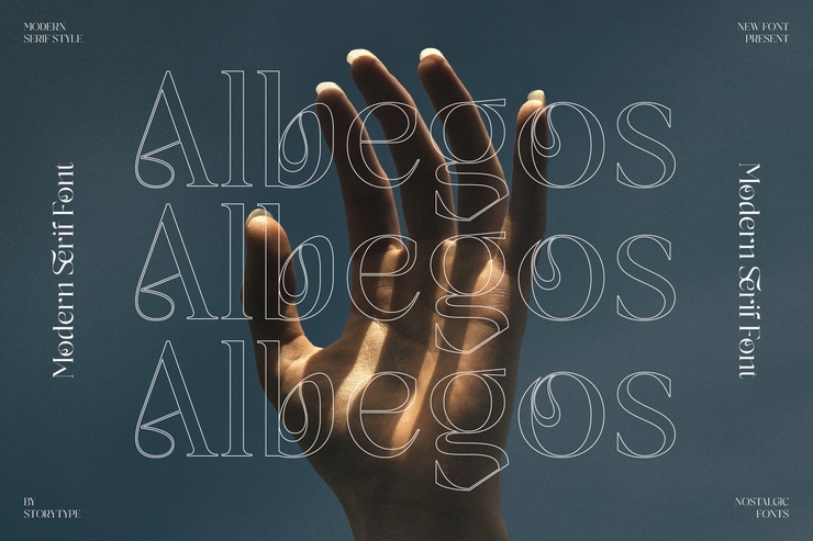 Albegos字体 5
