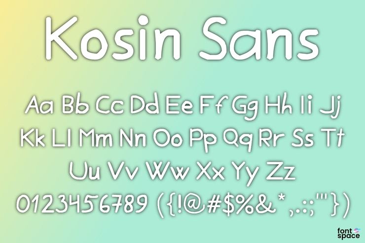 Kosin Sans字体 1