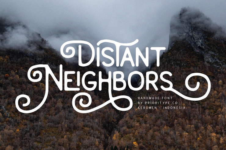 Distant Neighbors字体 6