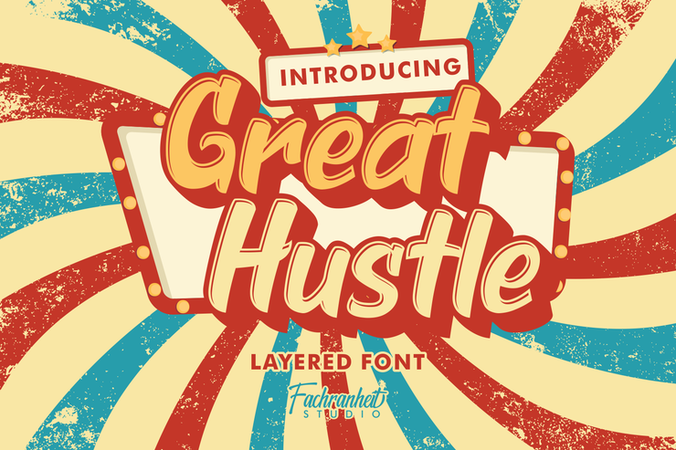 Great Hustle字体 1