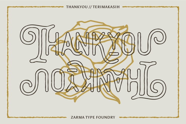 Thourenz字体 1