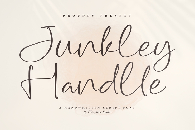Junkley Handlle字体 8