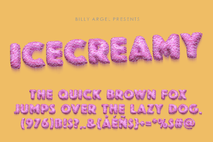 ICECREAMY字体 2