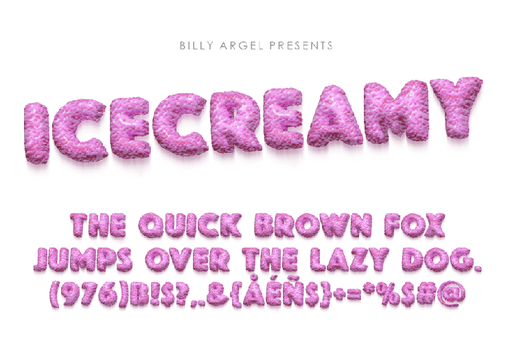 ICECREAMY字体 4