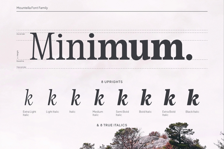 Mountella字体 9