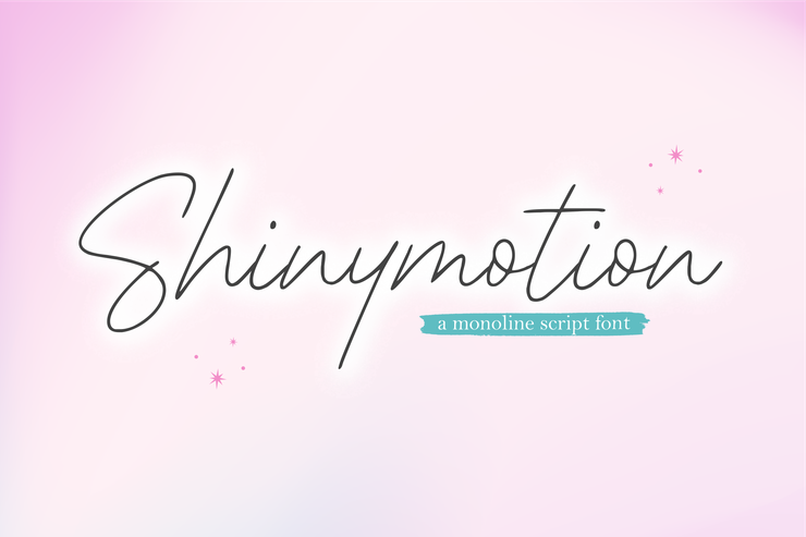 Shinymotion字体 4
