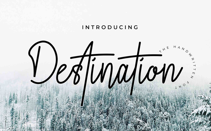 Destination字体 1