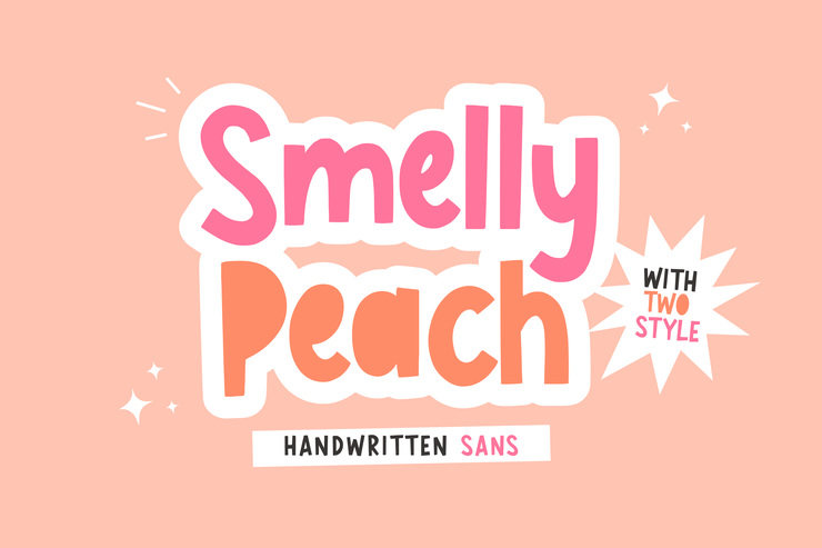 Smelly Peach字体 2
