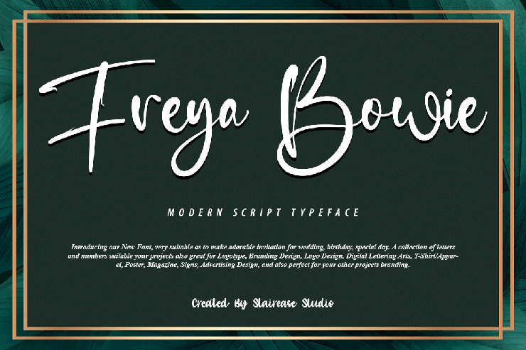 Freya Bowie字体 1