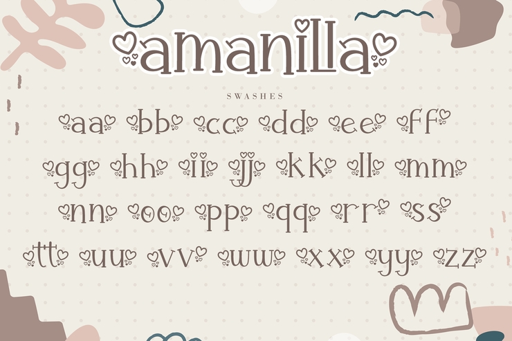 Amanilla字体 5