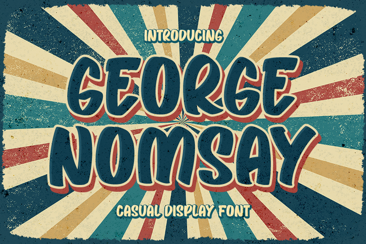 George Nomsay字体 1