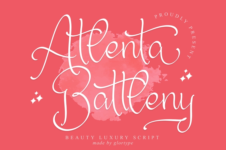 Atlenta Battleny字体 3