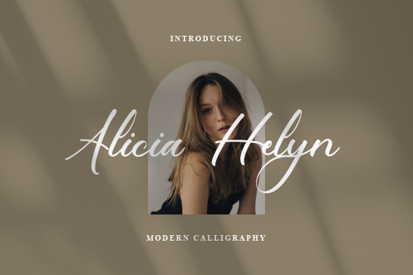 Alicia Helyn字体 2