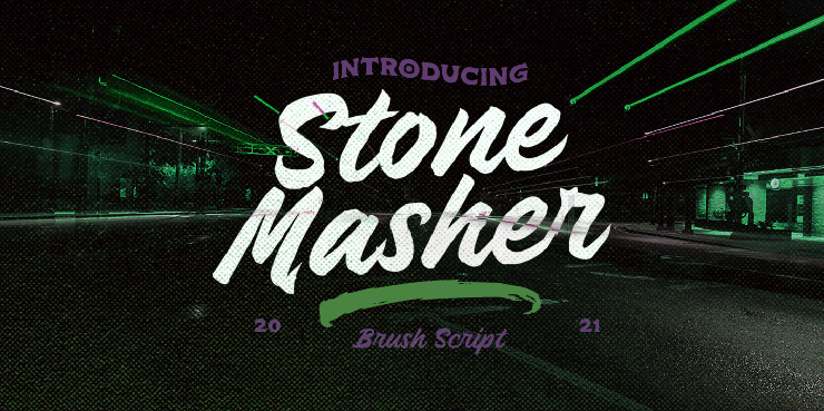 Stone Masher字体 1