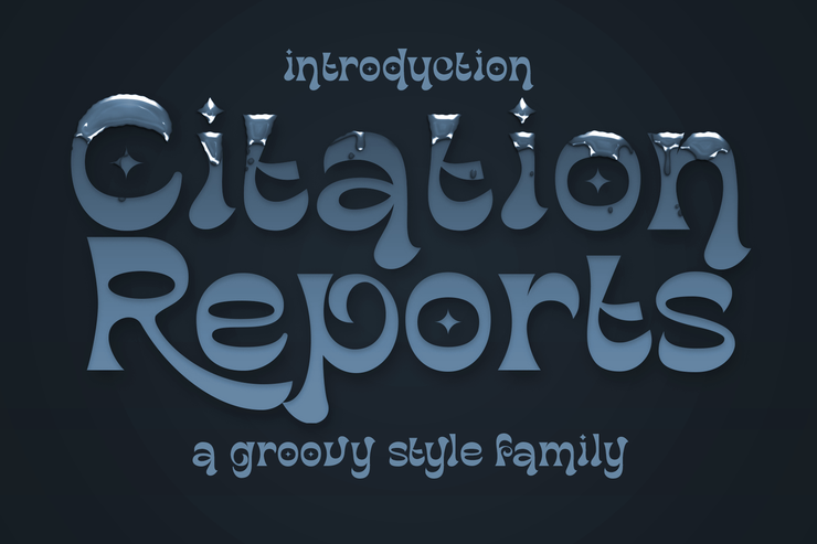 Citation Reports字体 1