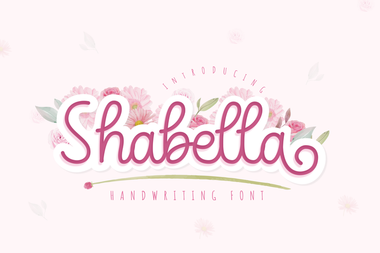 Shabella字体 6