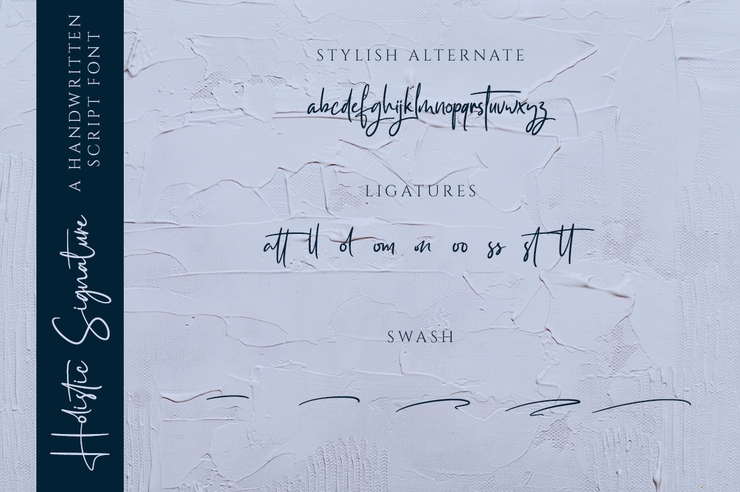 Holistic Signature字体 1