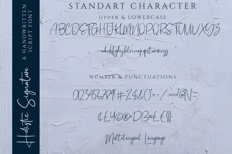 Holistic Signature字体 10